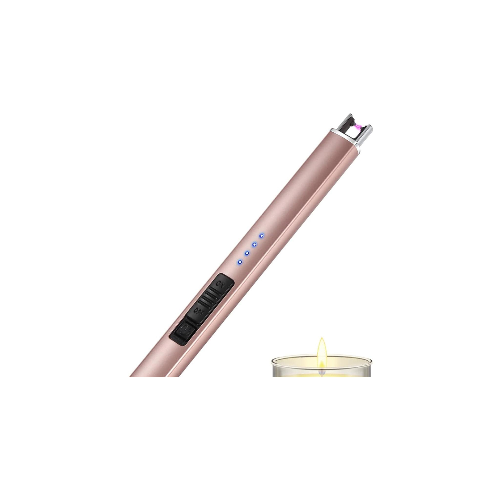 Link Arc Electric Lighter: Windproof, flameless, USB rechargeable. Say goodbye to traditional lighters - Rose