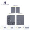 6 Piece Sheet Set, Deluxe Ultra Soft 1500 Series, Double Brushed Microfiber by Sweet Home Collection® - 3 of 4