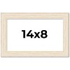 PosterPalooza | 14x8 Wide Barnwood Picture Frame, UV Acrylic, 6 Finishes - Grey, Brown, White, and Black - 2 of 4