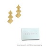 Adornia 14k Gold Plated Fan Drop Earrings - image 2 of 2