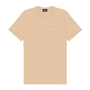 Dalix Mens Lil Heart Midweight Cotton Tee - 1 of 4