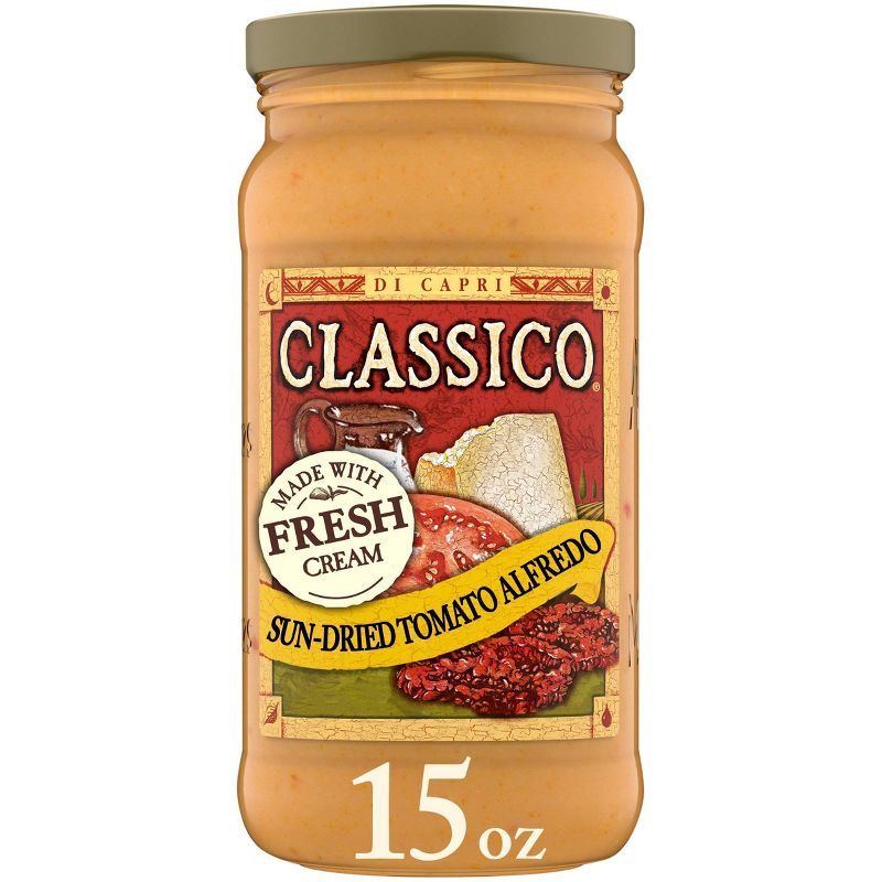 Classico Signature Recipes Sun-Dried Tomato Alfredo Pasta Sauce 15oz, 1 of 8