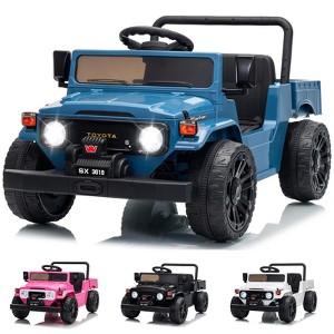 Jojoka 12V Kids Ride on Car Licensed Toyota, Ride on Toys with Remote Control, Battery Powered, 4WD, Bluetooth, LED Lights - 1 of 4