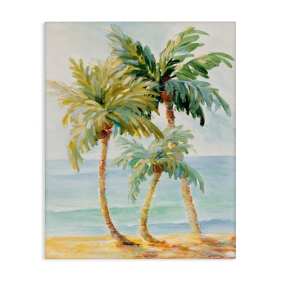 Stupell Industries Tropical Palm Trees on Coastal Beach Sand