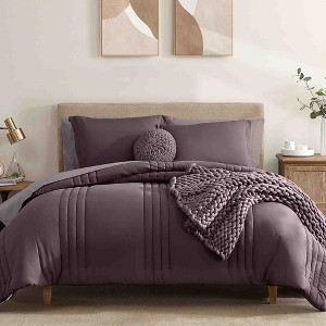 BAGOKIE 7 Pieces Bed in a Bag Comforter Set for All Season - 1 of 4