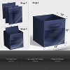 Sorbus 13 Inch 6 Pack Collapsible Fabric Storage Bins with Clear Window - for Organizing Clothes, Toys, Books, Shelves, Closets & more - 3 of 4