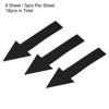 Unique Bargains Directional Sign PVC Adhesive Removable Arrow Stickers 6 Sheet - 3 of 4