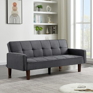 DOMETOUR Sofa Bed for Living Room, Morden Design Convertible Sofa Multi-function Leisure Sleeper Couch - 1 of 4