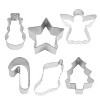 R&M International 6 Piece Mini Christmas Cookie Cutter Set - image 2 of 3