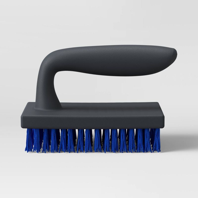 Short Handled Nylon Cleaning Brush Black - Room Essentials&#8482;, 2 of 3