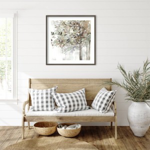 Amanti Art Autumns Leaves Neutral by Allison Pearce Wood Framed Wall Art Print - 1 of 4
