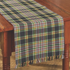 Park Designs Winter's Night Tartan Table Runner 13" X 36" - 1 of 4