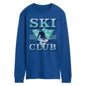 Men's - Instant Message - Ski Club Long Sleeve Graphic T-Shirt - 1 of 4