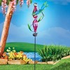 Collections Etc Solar Powered Glass Dragonfly Outdoor Garden Stake - image 3 of 3