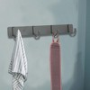 Unique Bargains Bathrooms Coat Rack Wall Hooks for Hanging Hat Rack Towel - 2 of 4