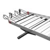 Tow Tuff TTF-2762ACBR Heavy Duty 2-in-1 Aluminum Adjustable Automotive Cargo Luggage Carrier with Bike Hitch Rack, 500 Pound Load Capacity - 3 of 4