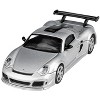 2012 RUF CTR3 Clubsport Silver Metallic 1/64 Diecast Model Car by Paragon Models - 3 of 4