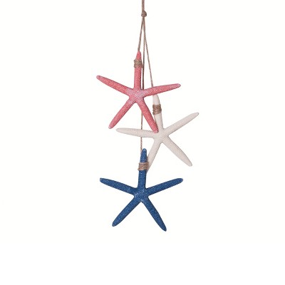 Gallerie II Patriotic Starfish July 4th Trio Ornament