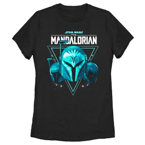 Women's Star Wars The Mandalorian Bo-Katan Nite Owl Helmets T-Shirt - 1 of 4