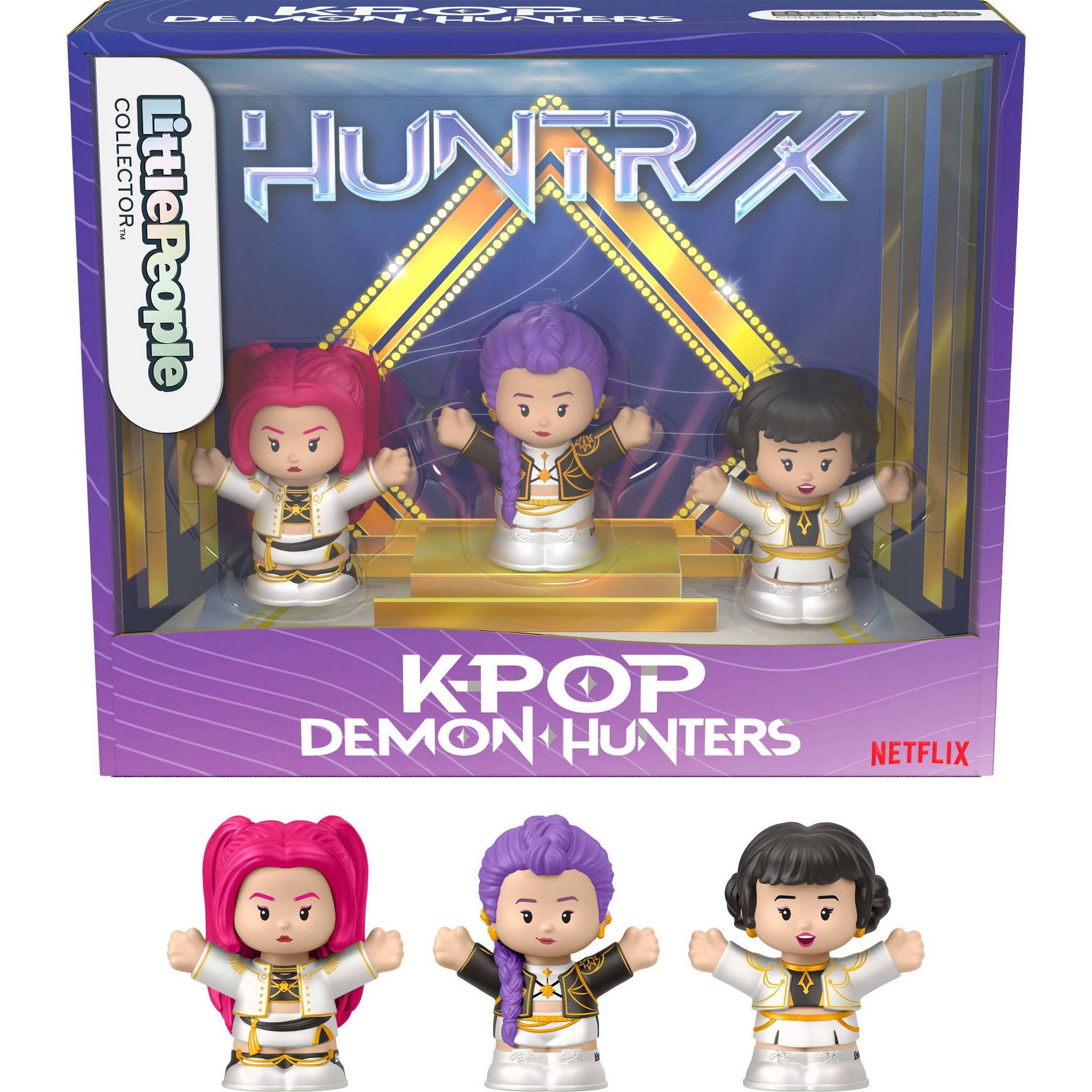 Little People Collector KPop Demon Hunters: HUNTR/X Special Edition Set, 3 Figures