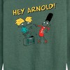 Women's - Hey Arnold! - Best Buds Lightweight French Terry Wide Neck Long Sleeve Shirt - 2 of 4