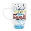 Silver Buffalo Disney Lilo & Stitch "Ohana Means Family" Confetti Glass Mug | Holds 15 Ounces - 2 of 4