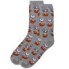 Memoi Pumpkin Puppy Holiday Crew Socks - 3 of 4