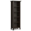 XIYUYEU 5 Tier Free Standing Storage Wood Bookshelves with Adjustable Storage Shelves for Office Home - 3 of 4