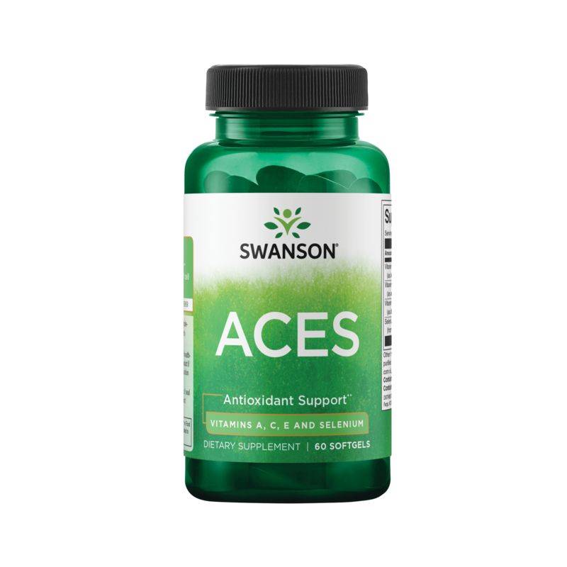 Swanson Dietary Supplements Vitamins A, C, E & Selenium Softgel 60ct, 1 of 3