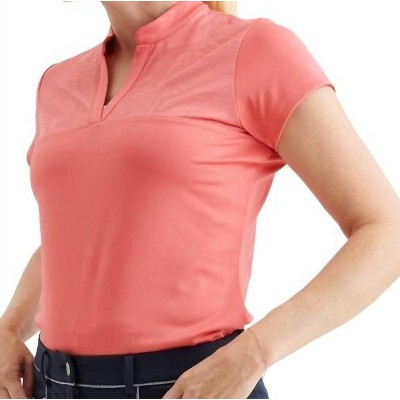 Women's Wo Lisa Cup Sleeve Polo - Abacus Sportswear US