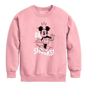 Boys' - Disney - Mickey & Friends Graphic Long Sleeve Fleece Sweatshirt - 1 of 4