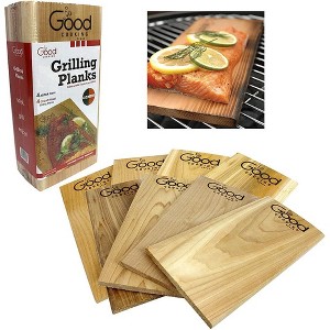 Good Cooking Grilling Planks - 8 Pack Cedar and Alder - Premium Thicker Wood - Great Gift for Cooks - 1 of 1