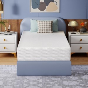 BestMassage 10 Inch Mattress Gel Memory Foam Mattress Medium Firmness Mattresses for Cool Sleep & Pressure Relief CertiPUR-US Certified - 1 of 4