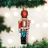 Old World Christmas Glass Blown Ornament, Peppermint Nutcracker - 3 of 3