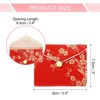 Unique Bargains Silk Embroidered Jewelry Organizer Pouch with Snap Button 6 Pcs - 2 of 4