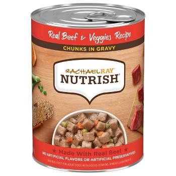 Rachael Ray Nutrish Chunks in Gravy Wet Dog Food with Vegetables & Beef Flavor - 13oz