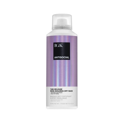 IGK Antisocial Overnight Bond Building Dry Hair Mask - 5oz - Ulta Beauty