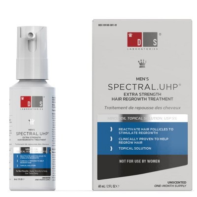 DS Labs Spectral UHP | Extra Strength Hair Growth Treatment with Minoxidil 5% | Experience renewed hair growth  (1 Month Supply) DS Laboratories