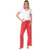DC Comics Womens' Wonder Woman Classic Character Symbol Pajama Pants Red - 2 of 4