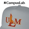 Official University of Louisiana Monroe Primary Logo Foam Snapback Trucker Hat - for Men and Women Grey  Grey  One Size - 4 of 4