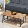 Gymojoy Outdoor Coffee Table for Patio Outside - 4 of 4
