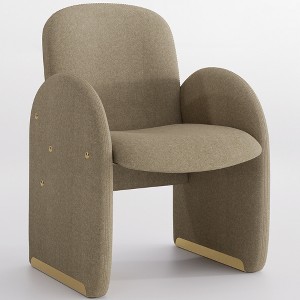 YOUNIKE Fabric Accent Chair for Living Room Modern Upholstered Reading Chair Comfy Arm Chair Sofa Chair 24.8" W x 25.98" D x 34.25" H - 1 of 4