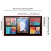 PosterPalooza | Brown Finish Collage Frame - Black Mat, 20 Frame Sizes to Choose From, UV Acrylic - 2 of 4