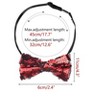 INSPIRE CHIC Men's Sequin Adjustable Pre-tied Bow Tie - 2 of 4