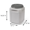 Mighty Tuff Pet Food Storage Container with Airtight Lid and Handles, 10 Gal - 2 of 4
