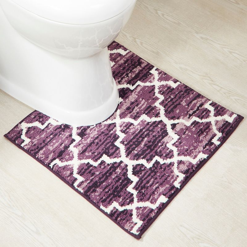 Savio Collection 100% Micro Polyster 3 Piece Bath Rug Set - Better Trends, 2 of 8