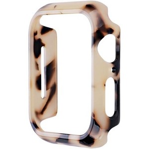 Worryfree Gadgets Resin Bumper Case Frame For Apple Watch 38mm, Brown Tortoise - 1 of 1
