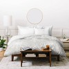 King Lisa Argyropoulos La Boho Snow Polyester Duvet Cover + Pillow Shams Beige - Deny Designs: 300 Thread Count, Abstract Pattern, Zip Closure - 3 of 4