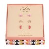 FAO Schwarz Gold Tone Butterfly Trio Earring Set - 2 of 2