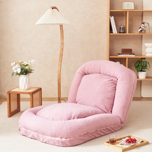 Triple Fold Down Adjustable Chair Bed with 18 Positions, Multifunctional Lounge Sofa with Thickened Cushion for Living Room or Bedroom - 1 of 4
